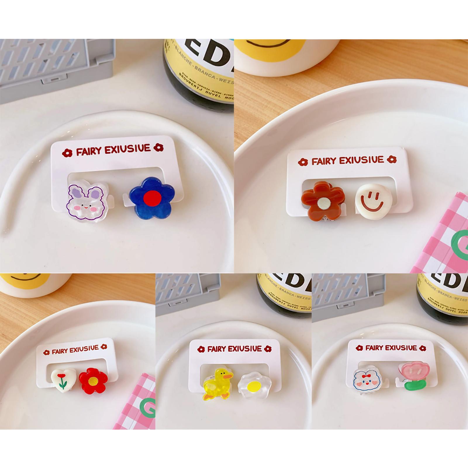 

Заколка для волос с милым мультяшным узором, тщательная и прочная заколка с бахромой для украшения волос