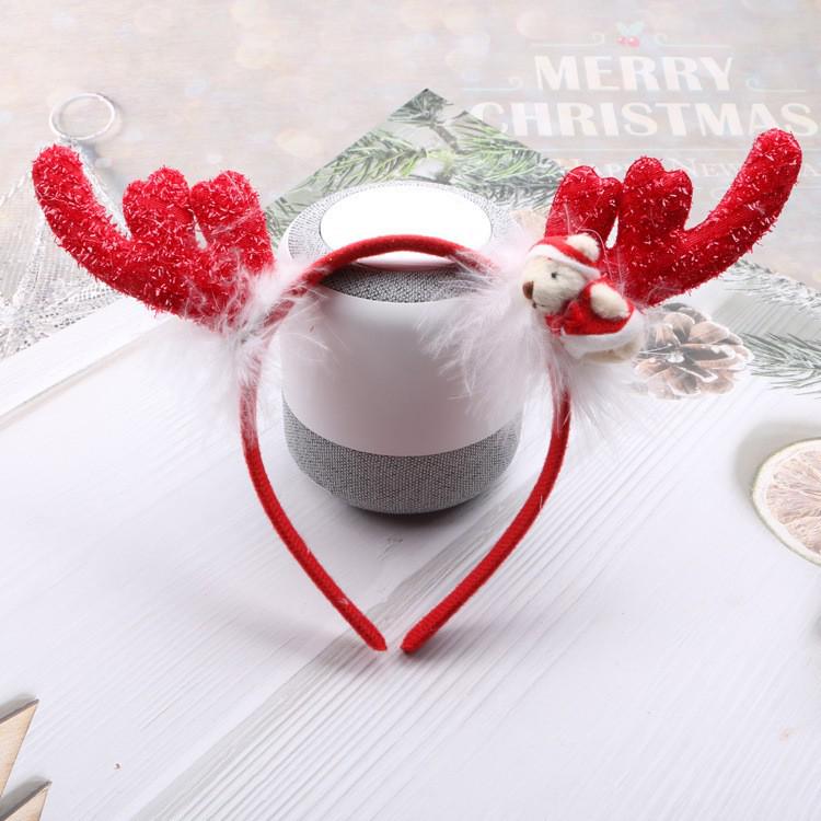 Kinder Feen Geweih Haarspange - Mori Stil Weihnachts Stirnband für Mädchen