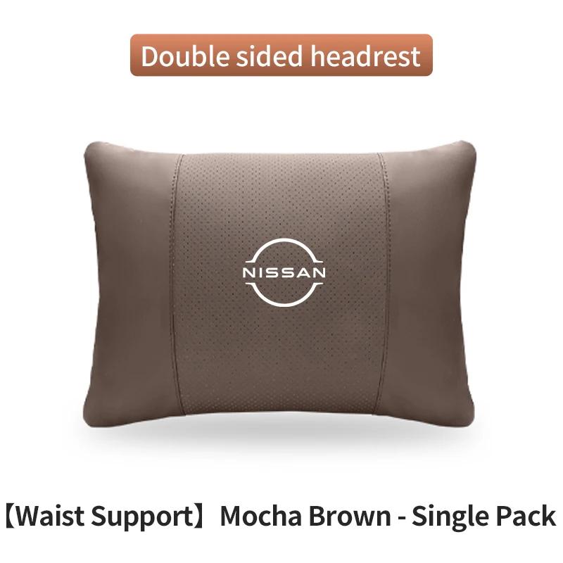 lfcsw2 Nissan Qashqai Juke X-Trail Patrol Note Leaf Altima Maxima Micra Car Headrest Neck Support Seat Lumbar Cushion Soft Neck Pillow