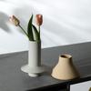 Ceramic Vase Brushed Finish Wabi Sabi Minimalist Modern Home Decor for Living Room Dried Flowers Flower Arrangement Gift