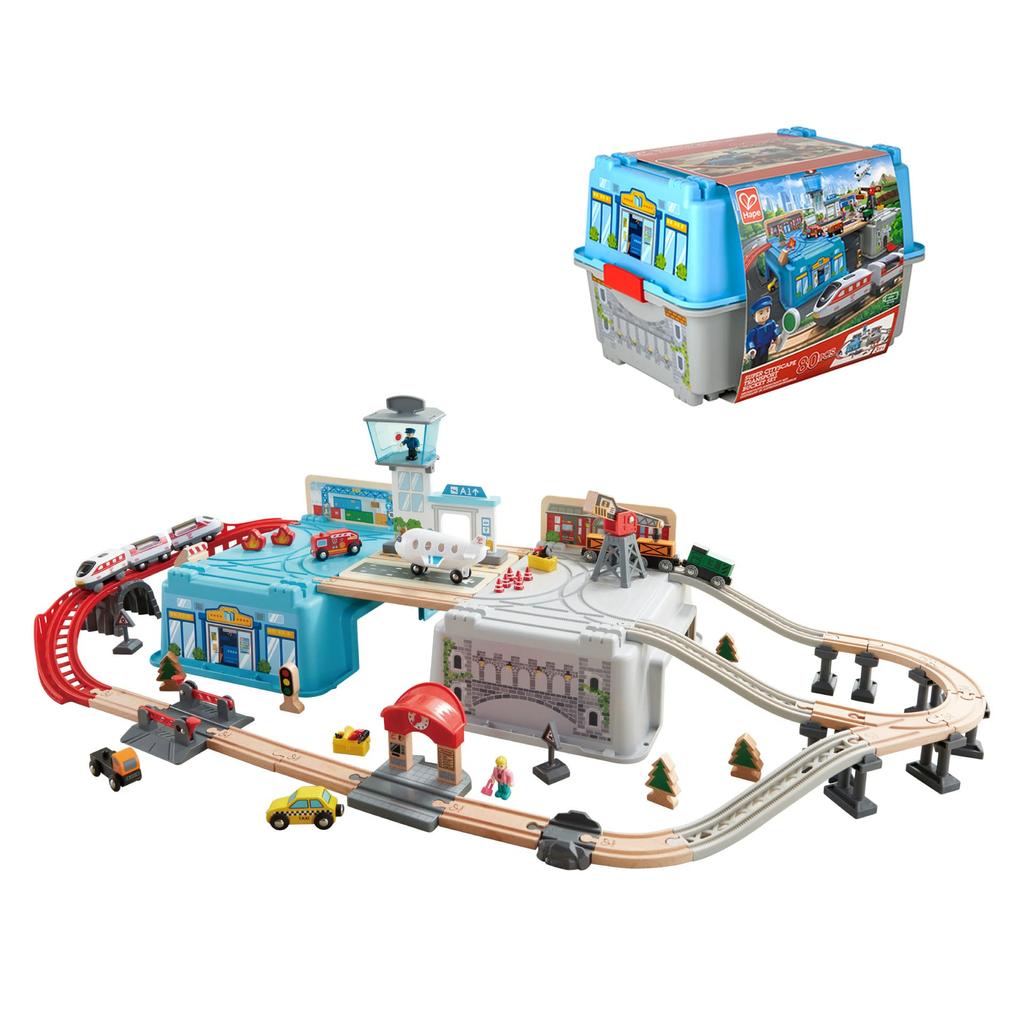 Hape Megacity Box Rail Set E3773