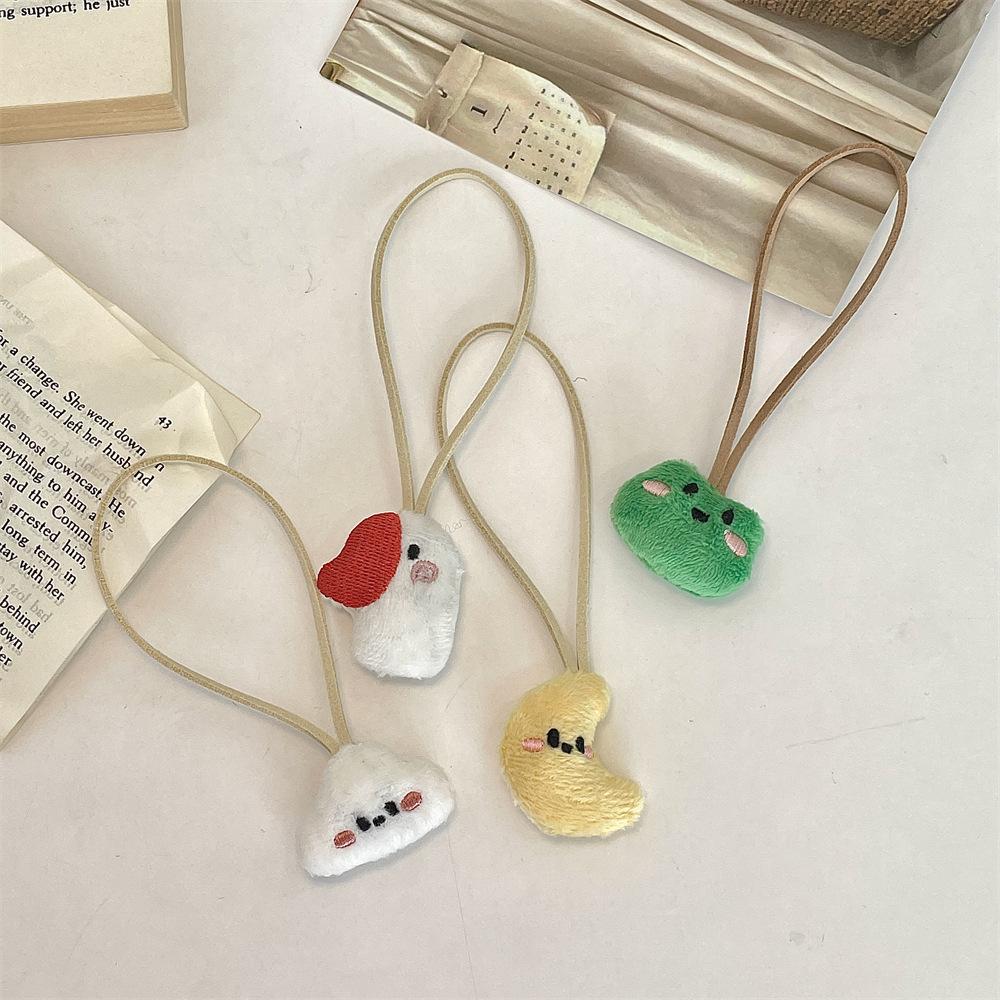 1 Cartoon Cute Plush Animal Pendant Fabric Bag Accessories Canvas Bag Pendant Keychain Pendant