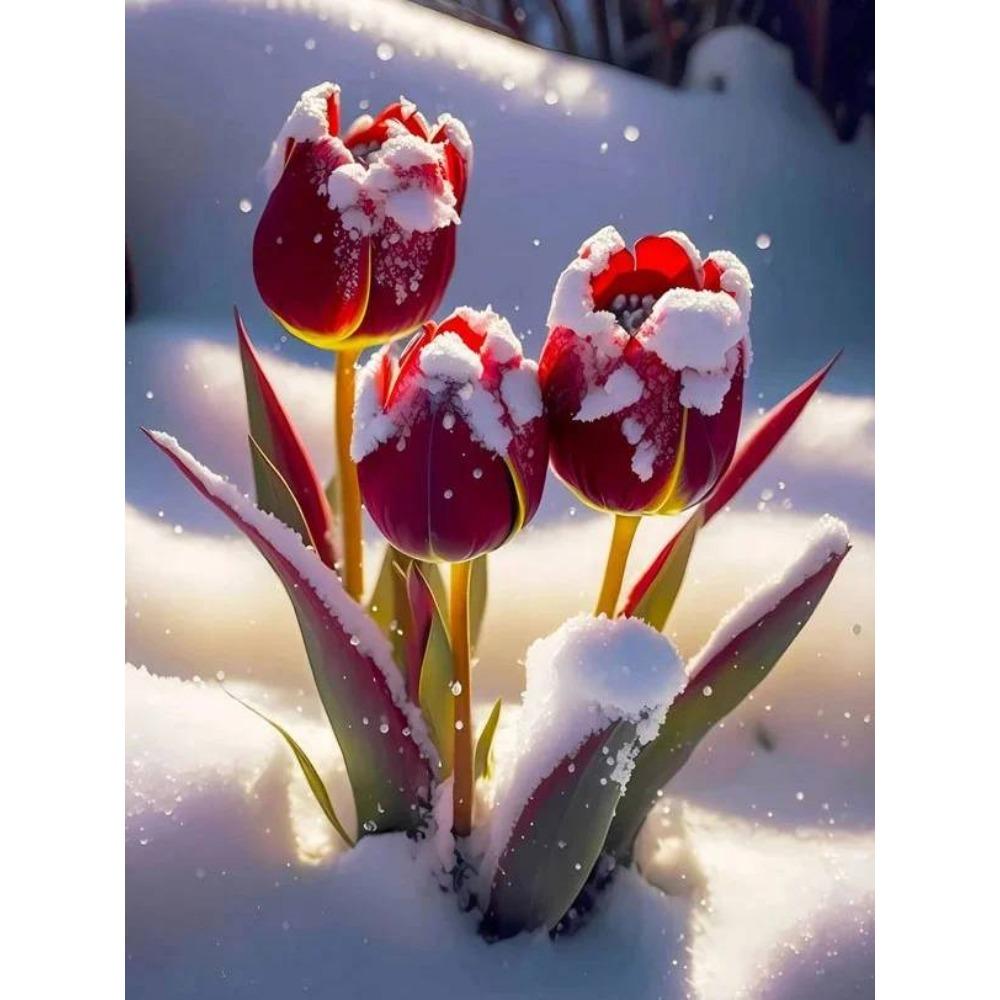 DIY Full Round Diamond Painting Cross Stitch 3D Animal Flower Home Decorative Art Style Diamond Painting 5d Diamond Art Painting