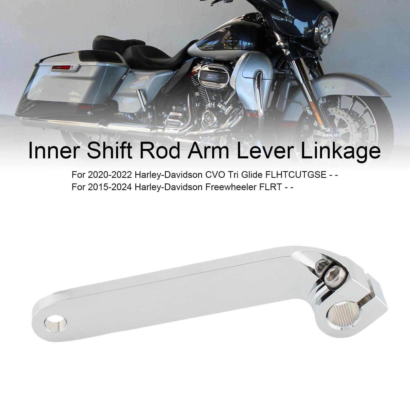 

1602-0868 Inner Shift Rod Arm Lever Linkage For Road King FLH FLT FLRT 1984-2019 срібний