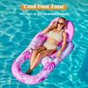 JOYFY Inflatable Adult Pool Floats Lounger Pool Float Lounge Raft Floaties Water Recliner Chair  for Summer Water Party