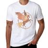 Flying Pegaasus In A Wooden Frame Tshirt Work Style Casual Tshirt