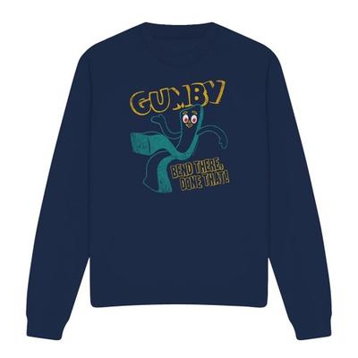 Gumby Unisex Adult Bend There Sweatshirt