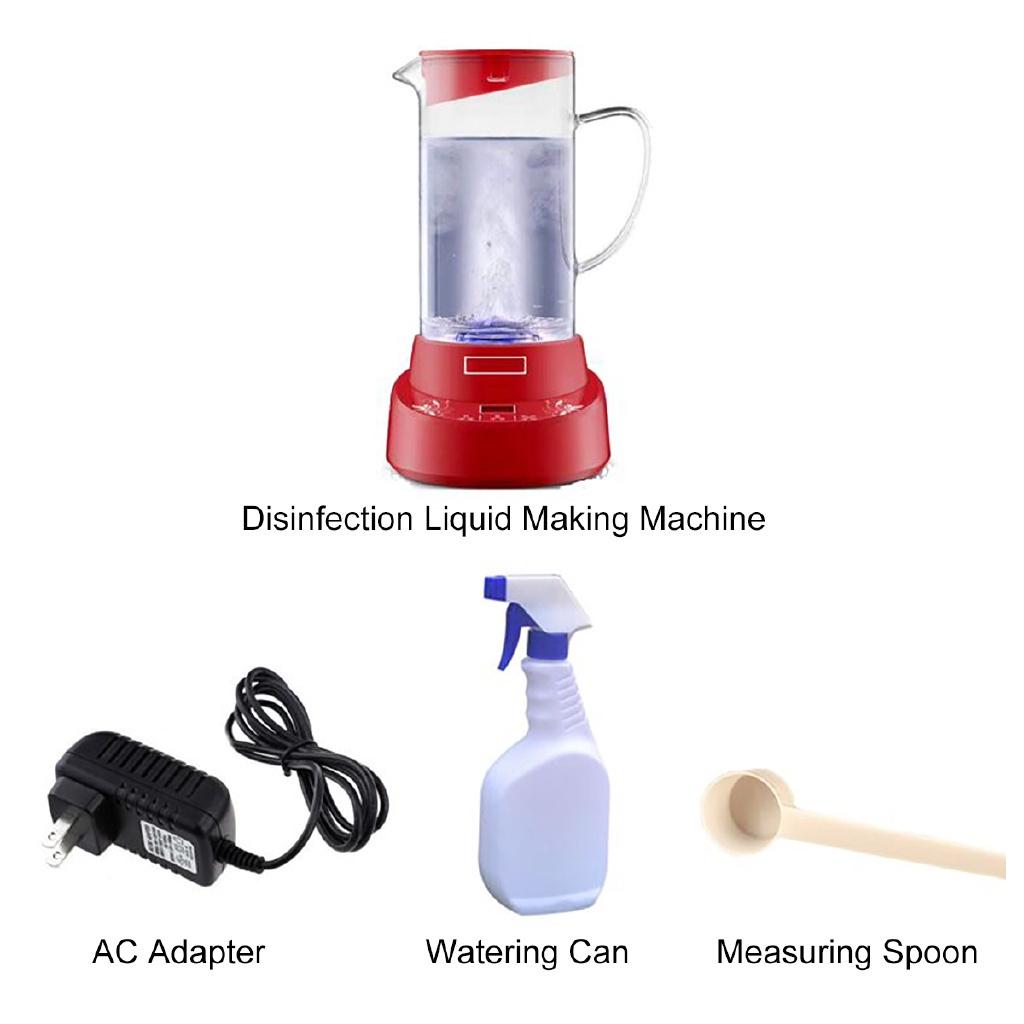 1,2 l Hypochlorige Säure Wasser Desinfektionsmittel Maschine Natriumhypochlorit Generator Gesunde Haushaltsdesinfektionsmittel Maschine