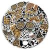 50 Sheets Waterproof Leopard Print Cartoon Stickers: Creative Patterns for Journaling and Water Bottle Decoration