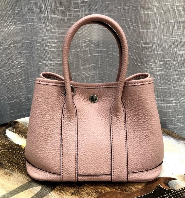 Lychee pattern first layer cowhide women's bag handbag genuine leather women's bag soft leather garden bag messenger bag