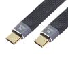 Chenyang Male To Male USB 10Gbps 65W 3A Flat Slim FPC Data Cable for Laptop Mobile 13cm USB-C Type-C USB-C 3.1 & Phone,