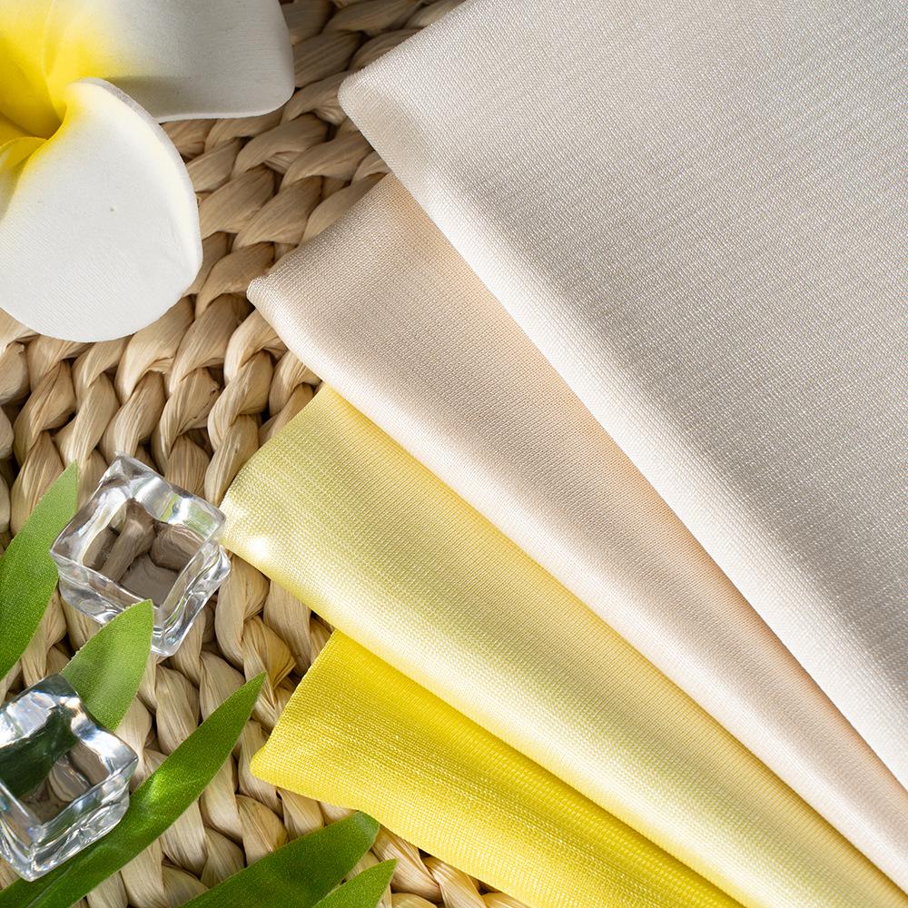 40D Warp-Knitted High-Elasticity Luster Chiffon Lining - Silky, Breathable Fabric for Dresses