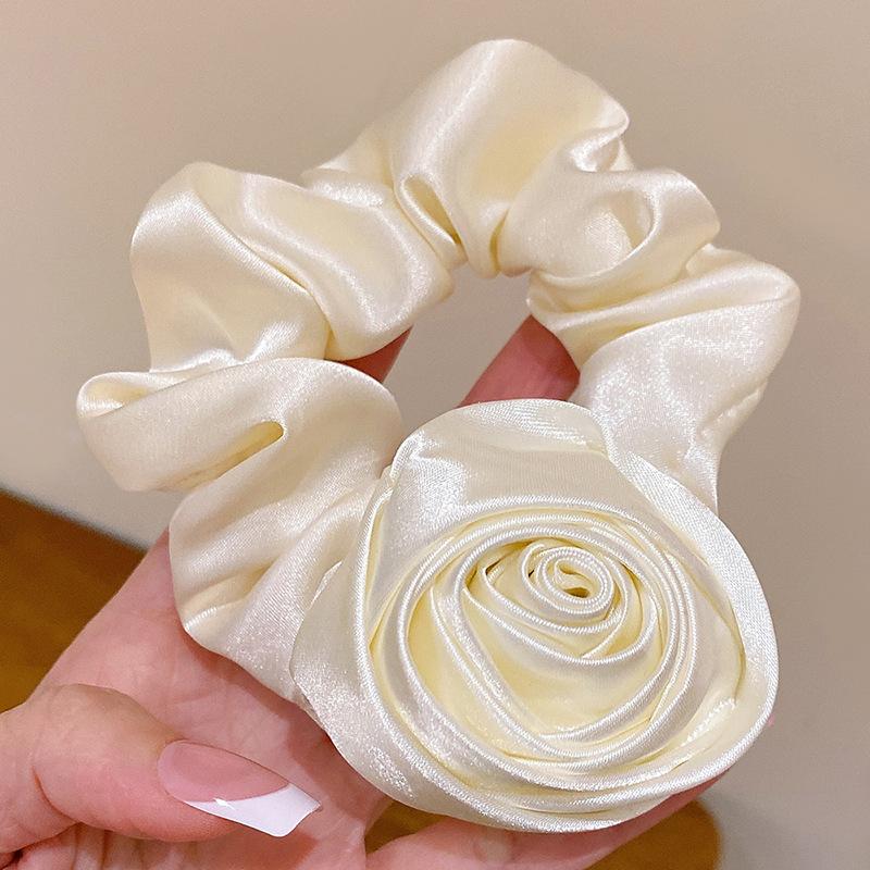 1Pcs Fashion Simple Black White Rose Flower Headbands For Women Girls Party Hair Accessories
