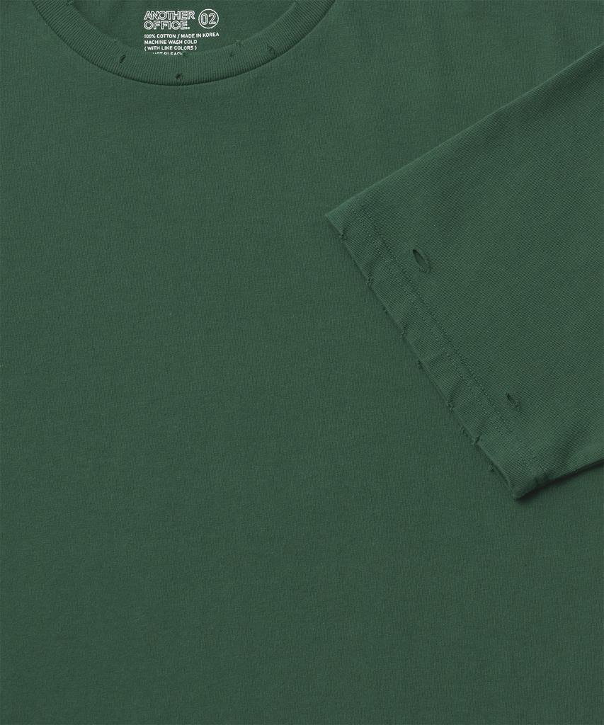 ANOTHER OFFICE Bold Damage Tee (Forest Green)