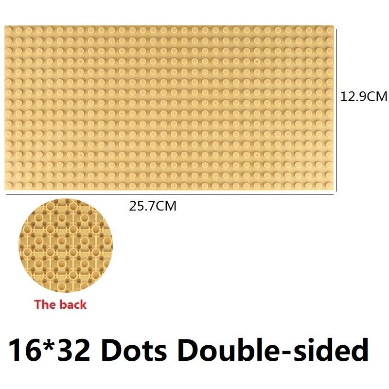 Non-Toxic Single Double Sided 32X32 16X16 16X32 Dots Classic Base Plates Blocks Diy Small Size Bricks Baseplates Construction Building Toy