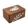 Brown Lockable Easter Box with Bird and Catkins 30x20 cm