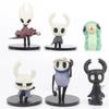 6ks/Sada Hollow Knight Hornet Anime Figurka Stolní Dekorace PVC Model Ozdoby Kluci Dívky Fanoušci Vánoční Dárky