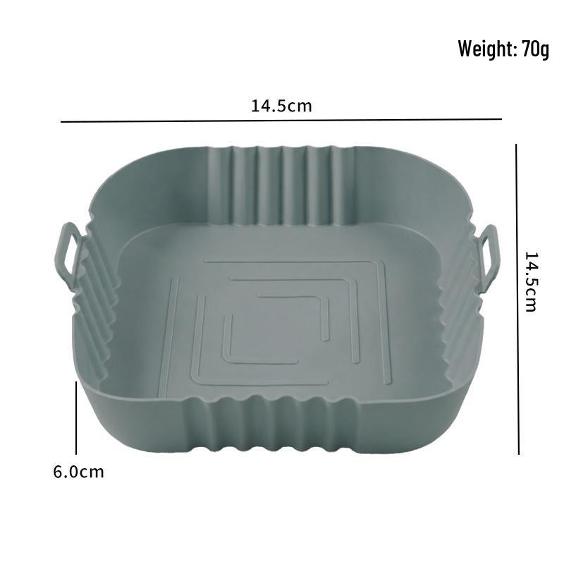 Silicone Baking Pan - High Heat Resistant, Easy to Clean, Round Mold for Air Fryers