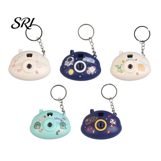 Handheld Projection Toy Mini Cartoon Camera Keychain with Slide Projector Light Kids Pendant for For Children Bags Backpacks Fun Gift & Grab