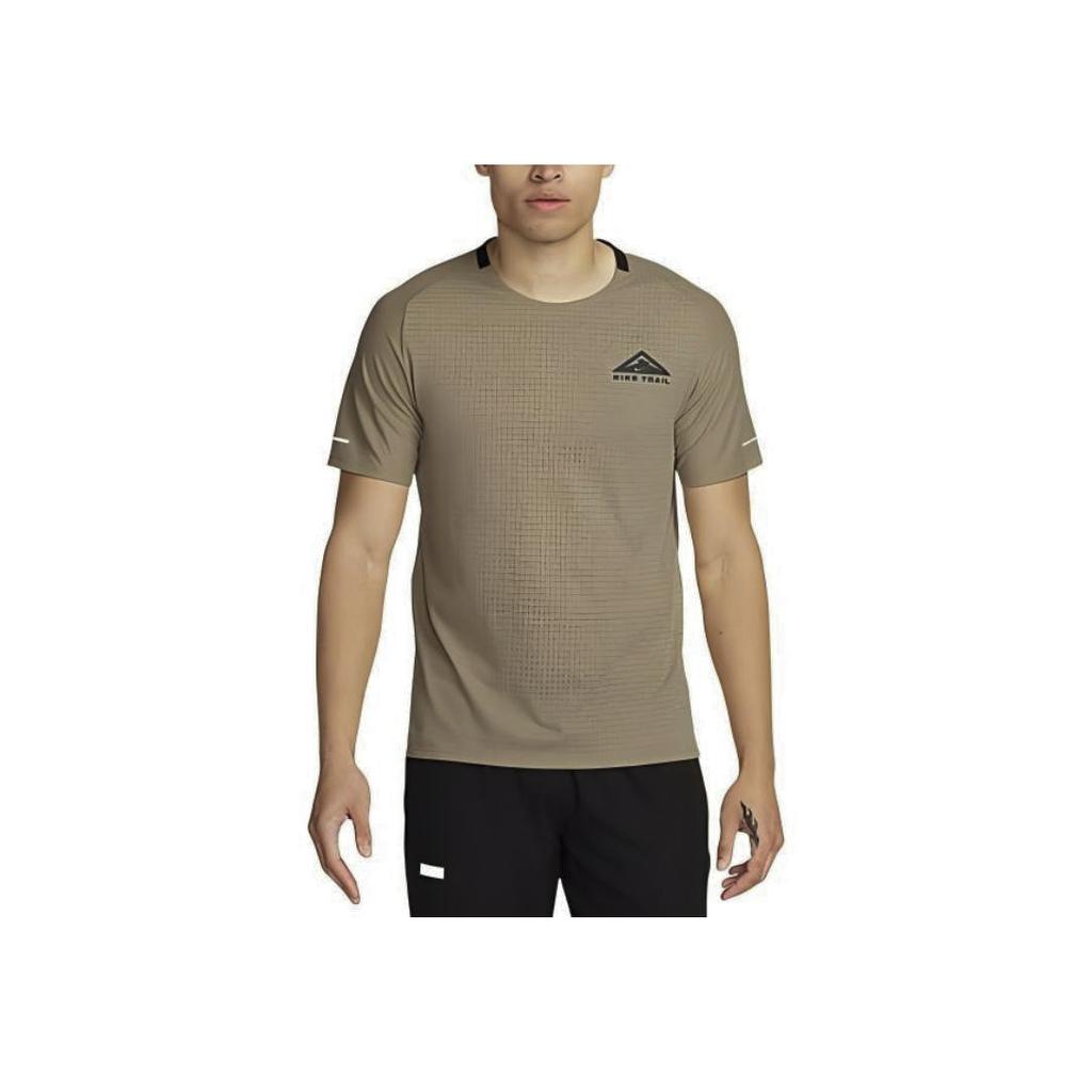 New Nike T Shirts Men's Khaki DV9306-247