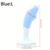 Silicone Jeweled Butt Plug - Pink Crystal Diamond Anal Plug, Soft Flexible Sex Toy for Women Men, Beginner Anal Training