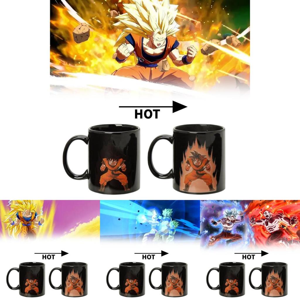 Dragon Ball Goku Color Changing Ceramic Mug For Gift And Home Use