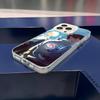 Anime the Summer Hikaru Died Phone Case For iPhone 16 15 14 13 12 11 Pro Max White Ultra-thin Laser Metallic Aurora Funda