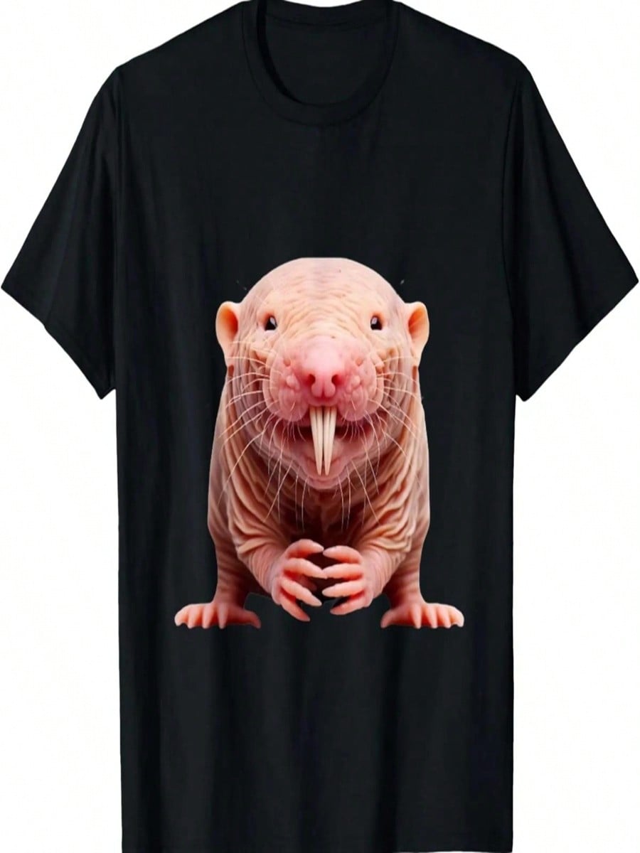 I Just Really Like Naked Moles Ok_ Funny Naked Mole Rat T-Shirt S разноцветный