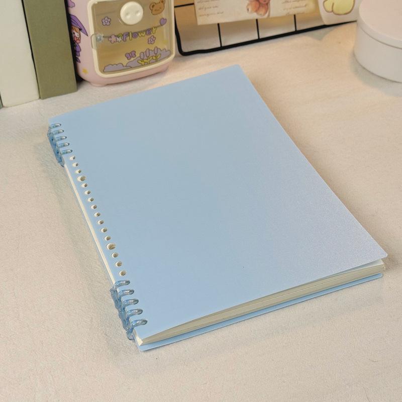 B5 Hand-Friendly Loose-Leaf A4 Junior Notebook with A5 Detachable Coil for Students