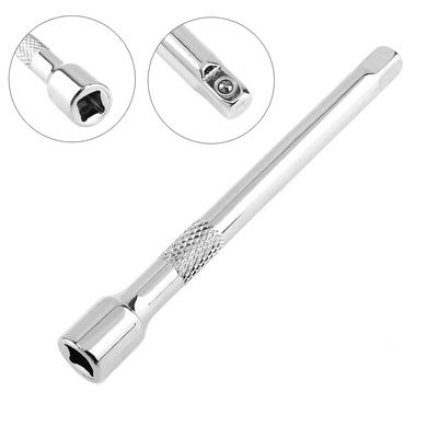 Adattatore per trapano elettrico con barra di prolunga in acciaio cromato 1/4 da 102 mm