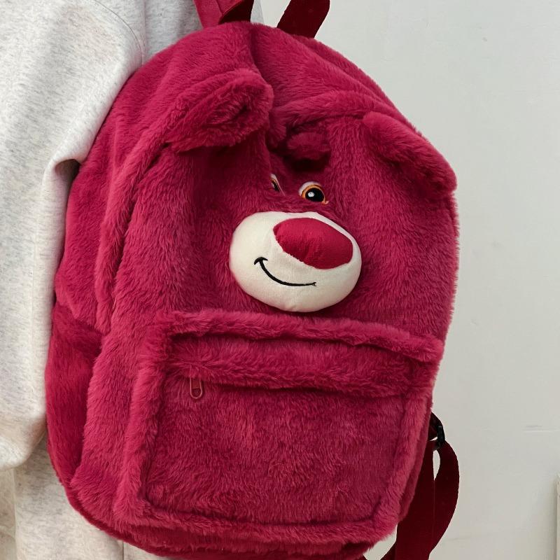 Lotso Capacity Large Plush Backpack Cute Cartoon Girls Casual Travel Backpack