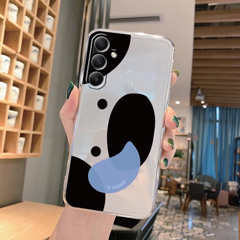 

М який прозорий силіконовий чохол з мультфільмом «Метелик» для Samsung A55 A35 M35 S24 Xiaomi Redmi Note 13 Pro 13C Poco M6 Camera Протиударний захисний чохол Redmi 14C 4G