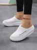 Women Casual Shoes Slip On Loafers Fashion Comfortable Breathable Slippers Female Platform Height-Increasing Footwear