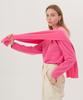NONLOCAL Wholegarment Shawl - Pink