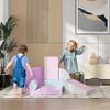 Foam Building Blocks for Children, Promotes Creativity, Faux Leather, 40x40x20 cm, Multicolor, 1-3 Years