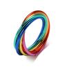 Colorful Stainless Steel 6-Ring Set for Men and Women - Fashionable and Unique Jewelry, R-599