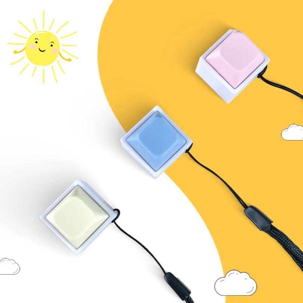 Keyboard Switche Mechanical Switch Keychain ABS Keyboard Key Cap Pendant  Boring Vent