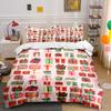 Joyful Gift Ensemble Bedding Sets Duvet Cover Sets Duvet Covers Pillowcases(1*Duvet Cover 2*Pillowcases Without Duvet Insert)