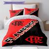 Clube de Regatas do Flamengo Pattern Bedding,Quilt Set Quilt Cover Pillowcase Home Birthday Gift(1 * duvet cover + 2 * pillowcase, without core)