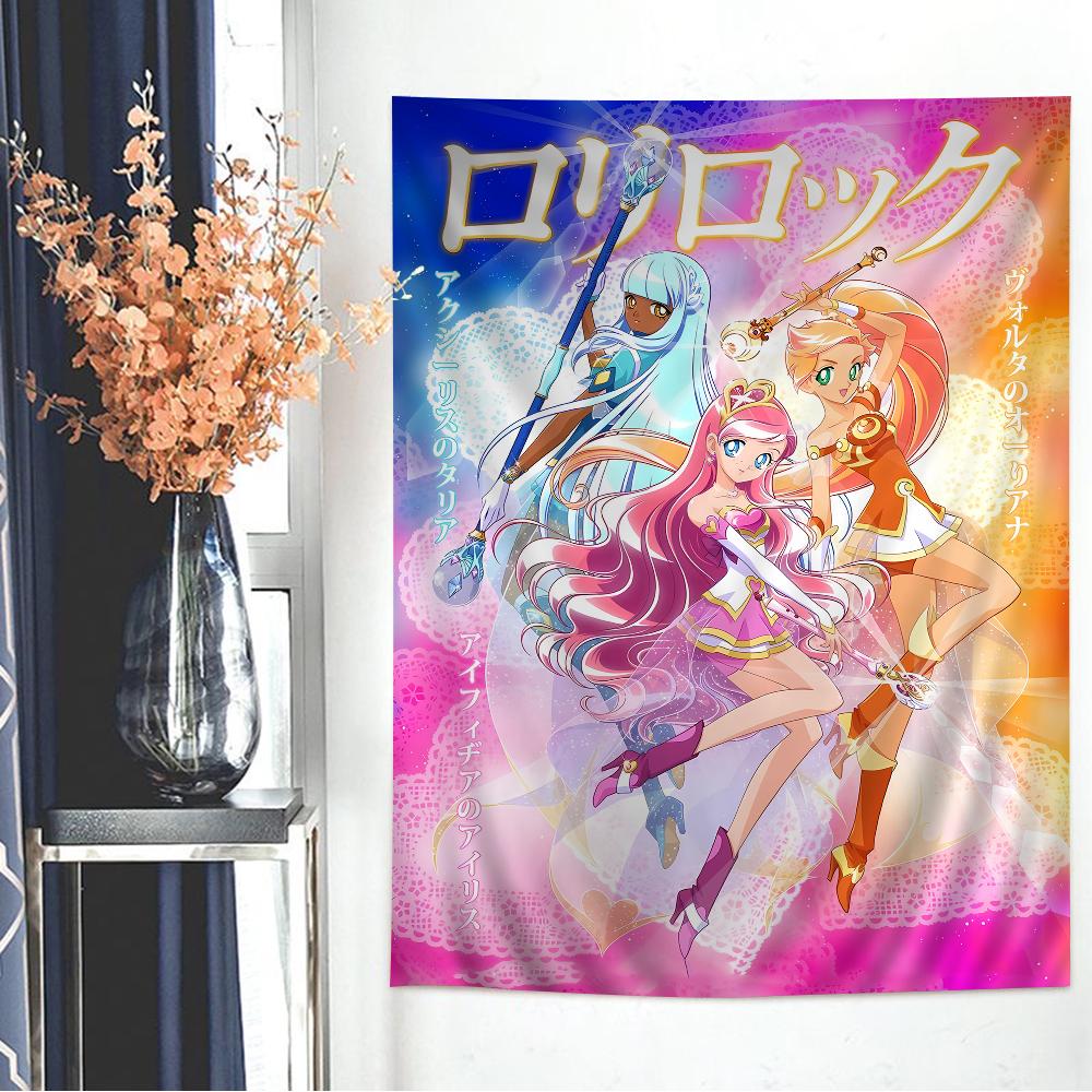LoliRock Cartoon Hanging Bohemian Tapestry Cheap Hippie Wall Hanging Bohemian Wall Tapestries Mandala Wall Hanging Home Decor