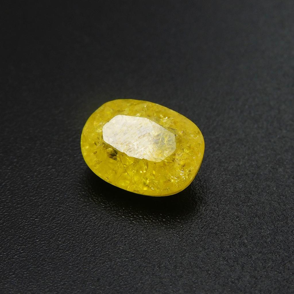 Natural Yellow Sapphire Cushion Cut 6.50 Ct Loose Gemstone Ring Size