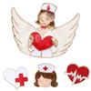 Exquisita Broche de Solapa con Patrón de Estetoscopio de Doctora y Enfermera Pin de Solapa Ropa
