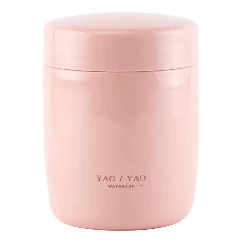 260ML Portable Insulated Lunch Box Bucket Lunch Boxs Stainless Steel Small Capacity Food Soup Container Vacuum Insulateds Cup