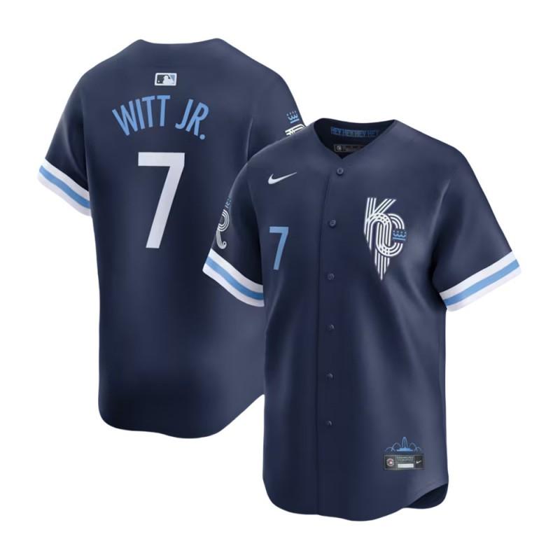 MLB Kansas City Royals Baseball Jersey Custom Number 7 Or 16 Embroidered Sportswear Men Women Fall