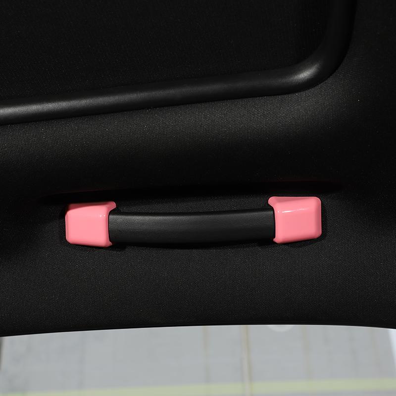  ABS Dach Griff Dekoration Abdeckung Aufkleber Fit Für Dodge Challenger 2010 Up Auto Ornament Innen Zubehör