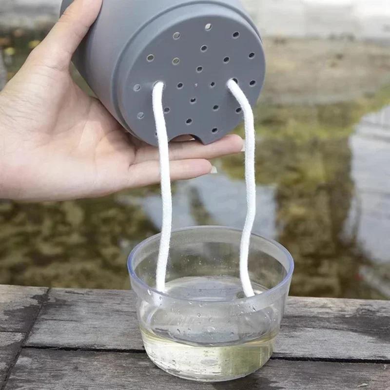 Selbstbewässernder Blumentopf aus Kunststoff für Hydrokulturpflanzen, Topf für Sukkulenten, transparent, für Zuhause, Büro, Schreibtisch-Dekoration