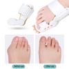 Unisex Hallux Valgus Appliance Relieve Pain Portable Big Bone Toe Bunion Splint Rotatable Adjustable Daily Wear for Foot Care