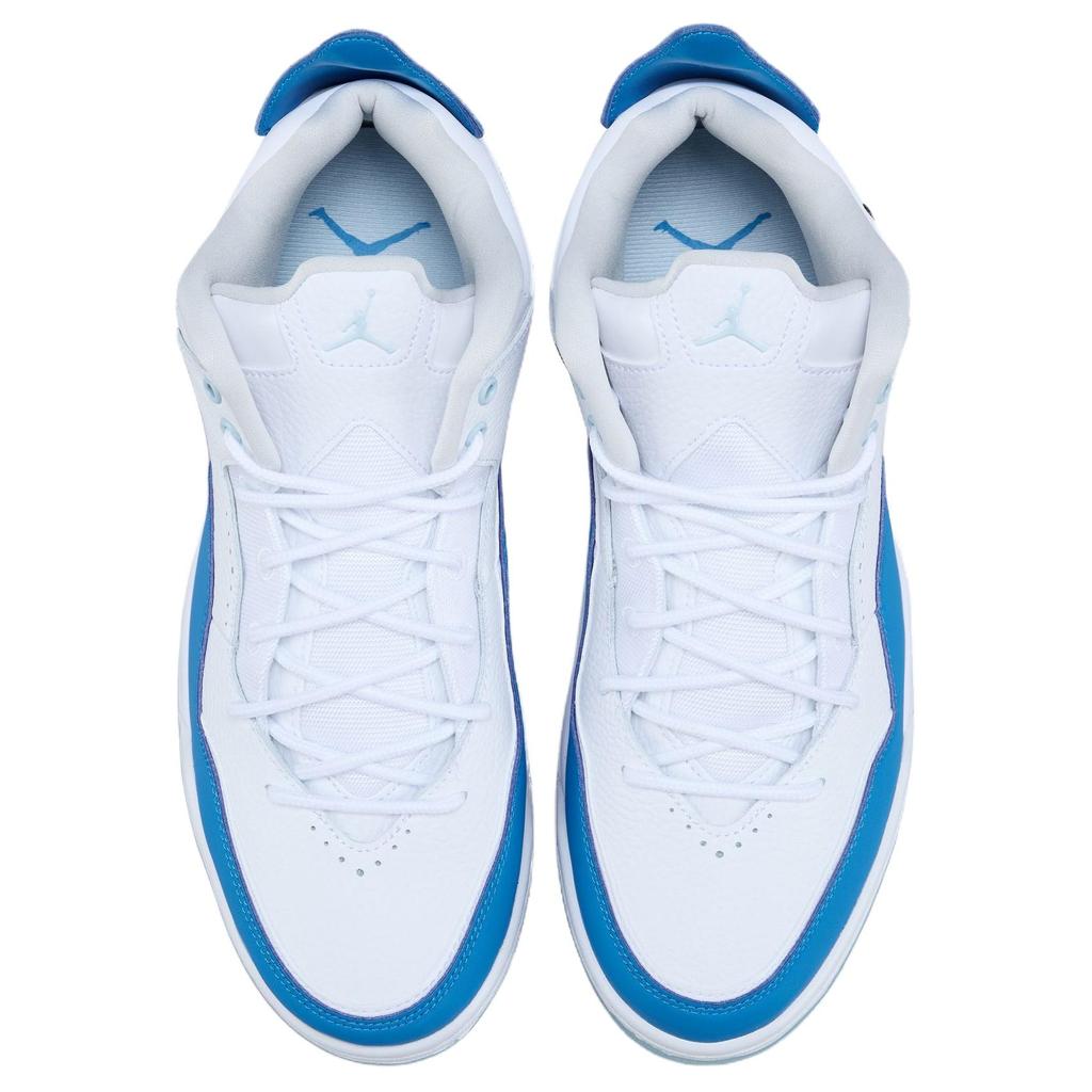 Jordan Courtside 23 Versatile Comfortable Mid-Top Basketball Shoes Men Sneakers White Blue IO7614-101