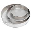 3pcs 304 Stainless Steel Powder Sifter Fine Mesh Flour Sieve Set  Powder Dusting