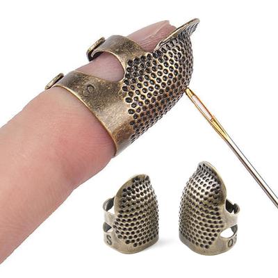 Retro Fingerschutz Antiker Fingerhut Ring Handarbeit Nadel Fingerhut Nadeln Handwerk DIY Haushalt Nähwerkzeuge Zubehör